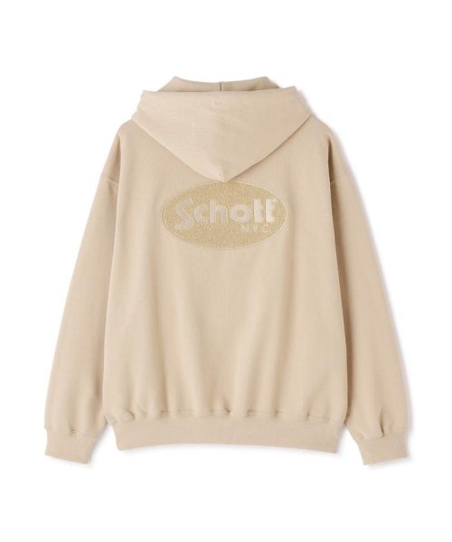 Schott(ショット)/WEB LIMITED/HOODED SWEAT OVAL CHENILLE LOGO/オーバル ロゴ パーカー /img20