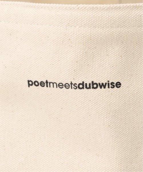 journal standard  L'essage (ジャーナルスタンダード　レサージュ)/POET MEETS DUBWISE  Canvas Large TOTE：トートバッグ/img05