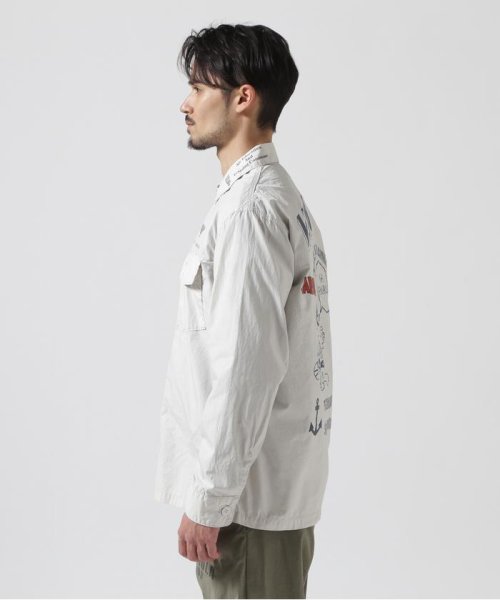 AVIREX(AVIREX)/USN TYPEWRIGHTER FATIGUE LONG SLEEVE SHIRT / USN タイプライター ファティーグ 長袖 シャツ/img10