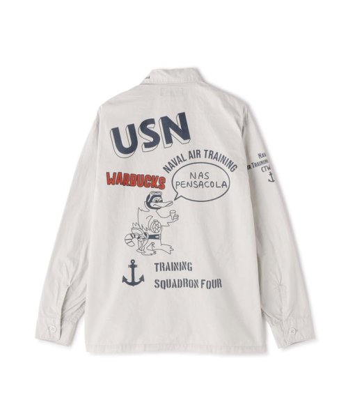 AVIREX(AVIREX)/USN TYPEWRIGHTER FATIGUE LONG SLEEVE SHIRT / USN タイプライター ファティーグ 長袖 シャツ/img19