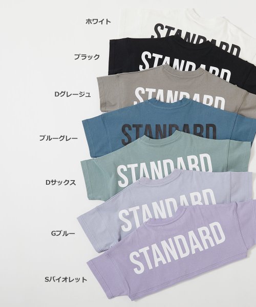 devirock(デビロック)/STANDARD バックロゴプリント 半袖Tシャツ 子供服 キッズ ベビー 男の子 女の子 トップス 半袖Tシャツ Tシャツ /img01