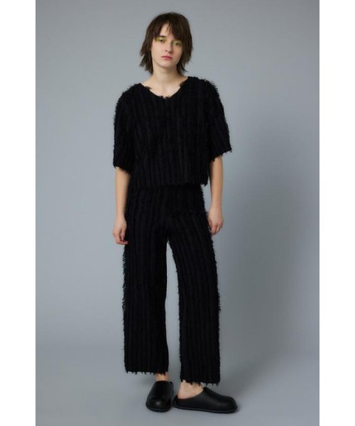 HeRIN.CYE(ヘリンドットサイ)/Fringe wide knit pants/img04