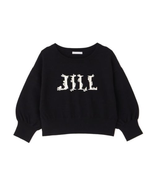 JILL by JILL STUART(ジル バイ ジル スチュアート)/ロゴジャガードビジューニット/img01