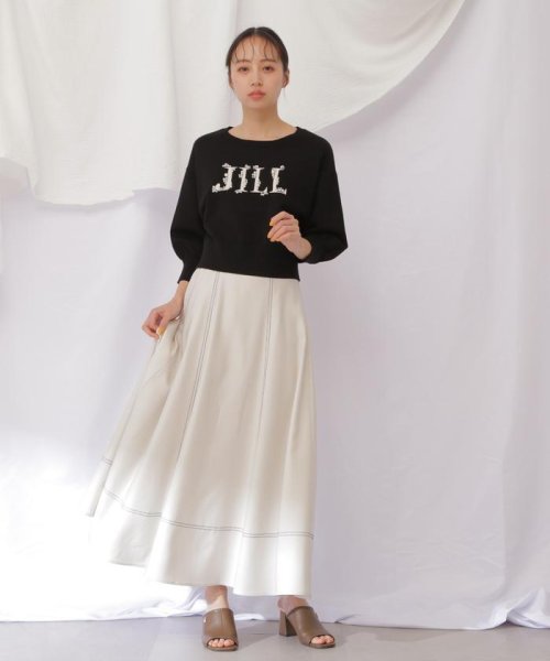 JILL by JILL STUART(ジル バイ ジル スチュアート)/ロゴジャガードビジューニット/img04