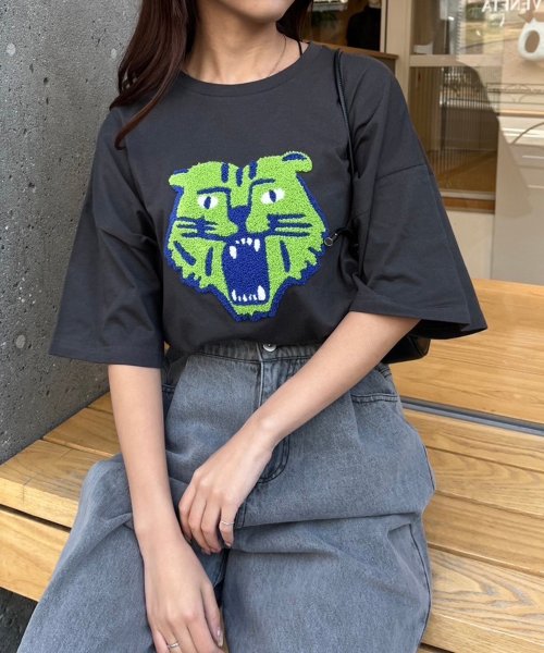 NICE CLAUP OUTLET(ナイスクラップ　アウトレット)/【WEB限定】トラサガラTシャツ/img02