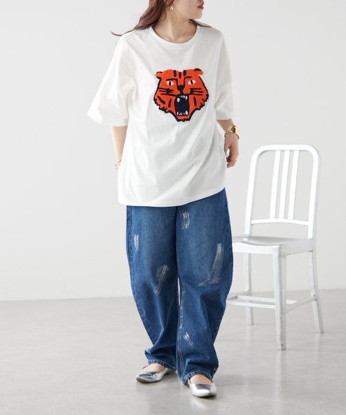 NICE CLAUP OUTLET(ナイスクラップ　アウトレット)/【WEB限定】トラサガラTシャツ/img05