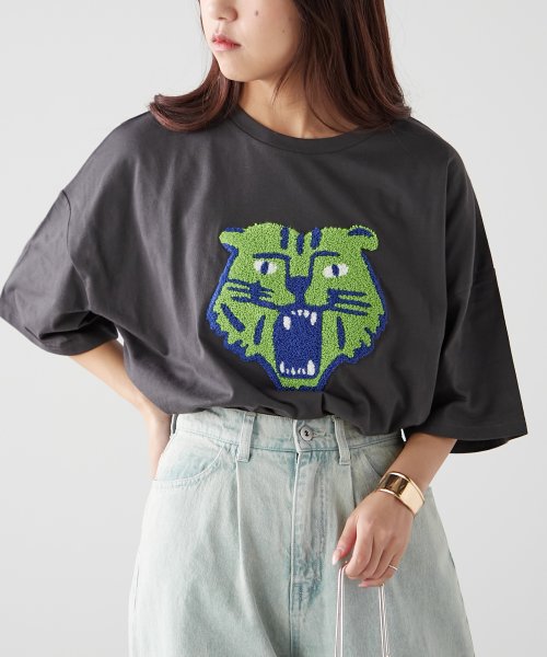 NICE CLAUP OUTLET(ナイスクラップ　アウトレット)/【WEB限定】トラサガラTシャツ/img16