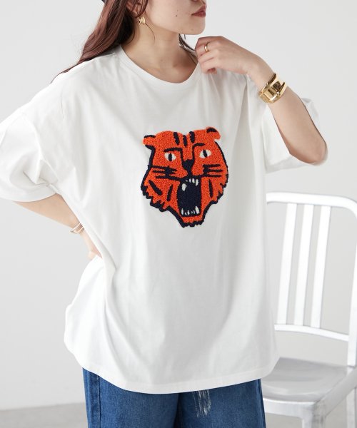 NICE CLAUP OUTLET(ナイスクラップ　アウトレット)/【WEB限定】トラサガラTシャツ/img22