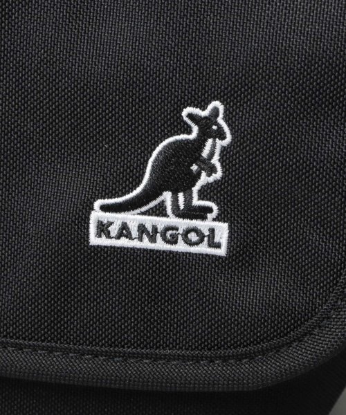 KANGOL(KANGOL)/KANGOL カンゴール 軽量 ポリエステル フラップ ミニメッセンジャー ポーチ付き ミニショルダーバッグ 旅行 ミニバッグ シンプル カジュアル/img02