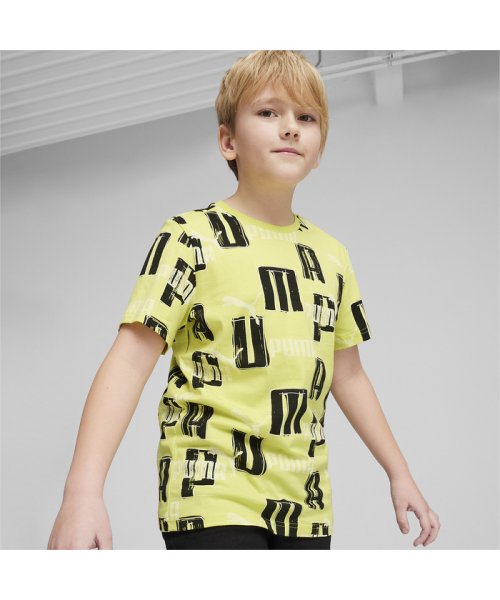 PUMA(プーマ)/キッズ ボーイズ ESSプラス ロゴ LAB AOP 半袖 Tシャツ 120－160cm/img03