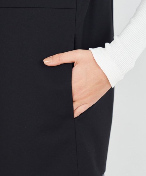 ハイカウントコットンストレッチ ワイドラペルジレ 