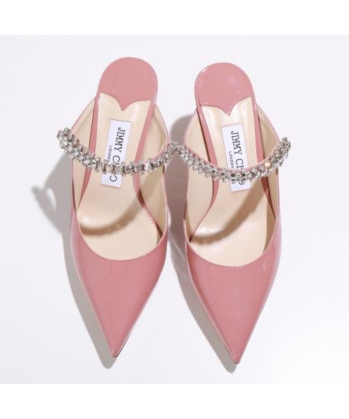 JIMMY CHOO(ジミーチュウ)/Jimmy Choo ミュール BING 65 PAT ポインテッドトゥ クリスタル/img12