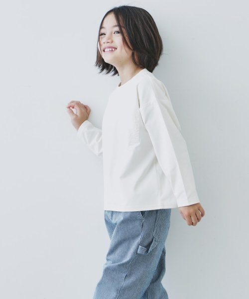 THE SHOP TK（KID）(ザ　ショップ　ティーケー（キッズ）)/【110－160】マルチファンクション長袖Tシャツ/吸水速乾・UV・イージーケア/img01