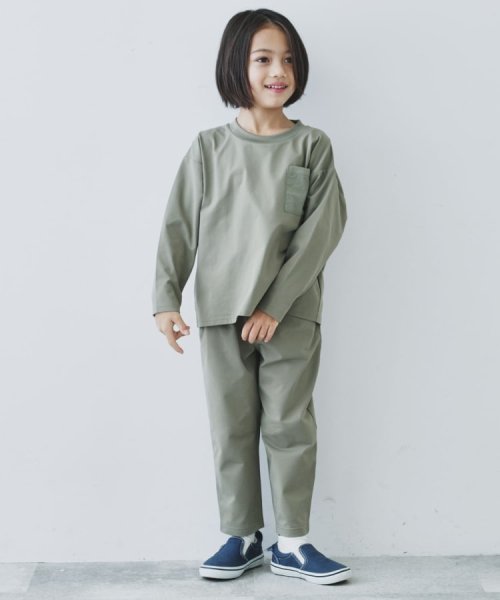 THE SHOP TK（KID）(ザ　ショップ　ティーケー（キッズ）)/【110－160】マルチファンクション長袖Tシャツ/吸水速乾・UV・イージーケア/img07