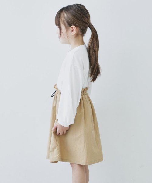 THE SHOP TK（KID）(ザ　ショップ　ティーケー（キッズ）)/【110－150/ママとおそろい】ナイロンドッキングワンピース/img03