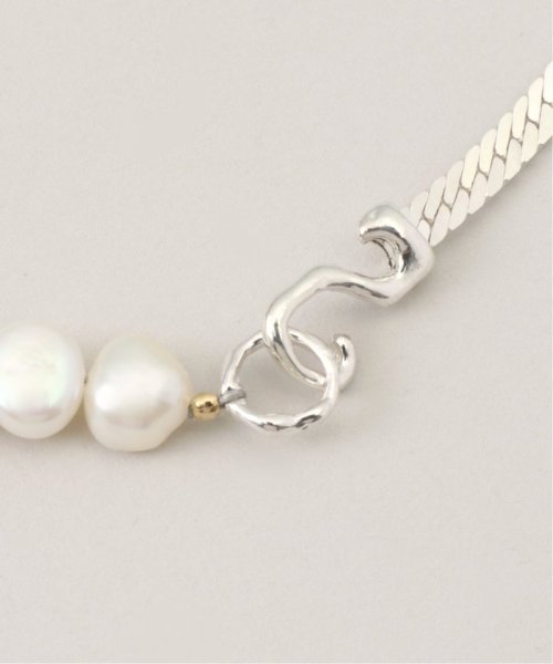 【PREEK/プリーク】snake chain pearl half necklace FRAMeWORK PREEK/プリーク