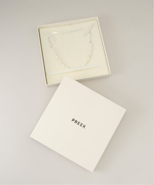 【PREEK/プリーク】snake chain pearl half necklace FRAMeWORK PREEK/プリーク