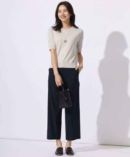 J.PRESS LADIES（LARGE SIZE）(J．プレス　レディス（大きいサイズ）)/【洗える】BASIC HT－COTTON クルーネック ニット/img05