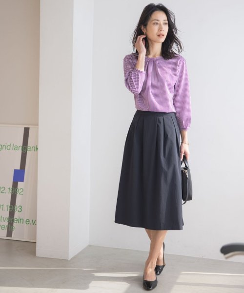 J.PRESS LADIES（LARGE SIZE）(J．プレス　レディス（大きいサイズ）)/【洗える】RENU ソフトタイプライター スカート/img05