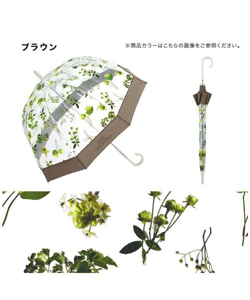 Wpc．(Wpc．)/【Wpc.公式】ビニール傘 [plantica×Wpc.]フラワーアンブレラ プラスティック 65cm レディース 長傘/img14