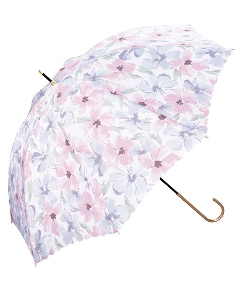 Wpc．(Wpc．)/【Wpc.公式】雨傘 フラワーウォール  58cm 晴雨兼用 レディース 長傘/img11
