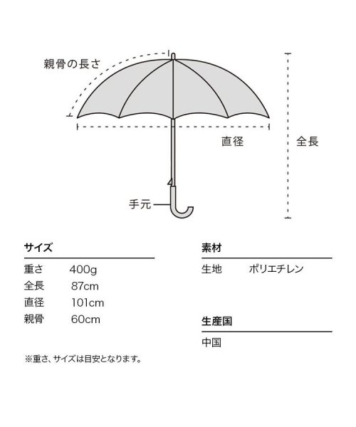 Wpc．(Wpc．)/【Wpc.公式】［ビニール傘］ピオニレッド 60cm ジャンプ傘 レディース 長傘/img07