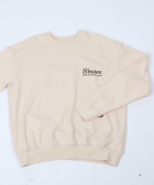 S'more(スモア)/【 S'more 】COTTON CREW NECK BIG SWEAT － S'more recipe/img37