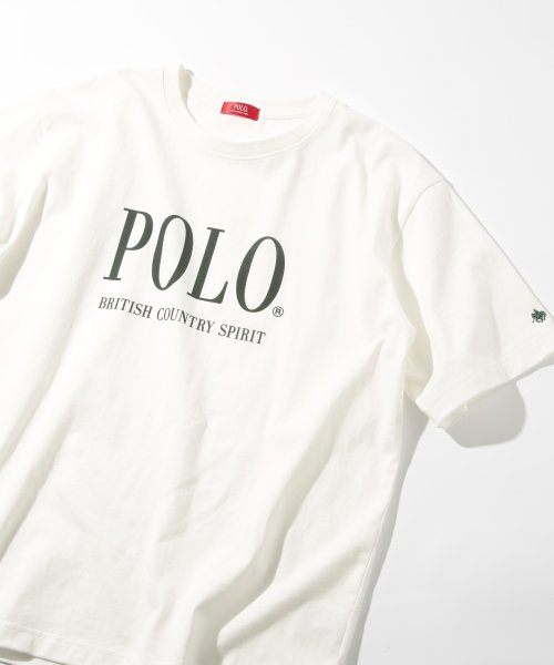 POLO BCS(ポロ　ビーシーエス)/◎別注コラボアイテム◎【POLO BCS / ポロ・ビーシーエス】USコットン オーバーサイズ POLO ロゴプリントT ユニセックス 半袖 クルーネック/img31