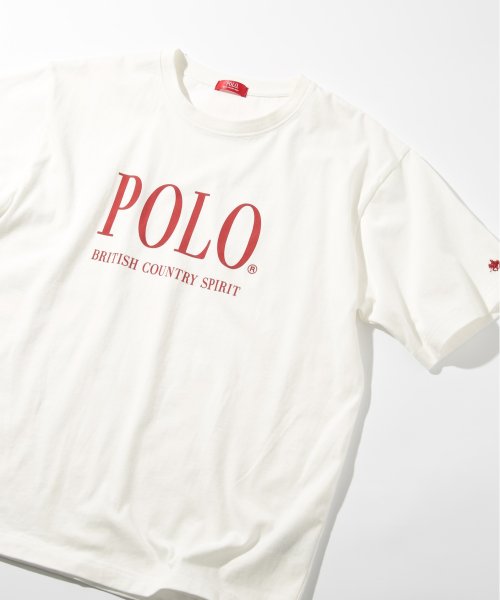 POLO BCS(ポロ　ビーシーエス)/◎別注コラボアイテム◎【POLO BCS / ポロ・ビーシーエス】USコットン オーバーサイズ POLO ロゴプリントT ユニセックス 半袖 クルーネック/img42