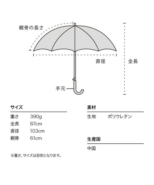 Wpc．(Wpc．)/【Wpc.公式】［ビニール傘］インクアートアンブレラ 61cm ジャンプ傘 大きい 傘 レディース 長傘 雨傘/img17