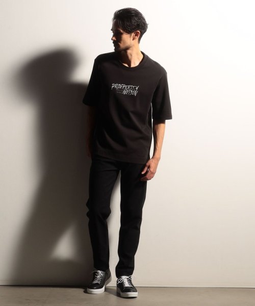 NICOLE CLUB FOR MEN(ニコルクラブフォーメン)/【RIELABO】クルーネック半袖グラフィックＴシャツ/img02