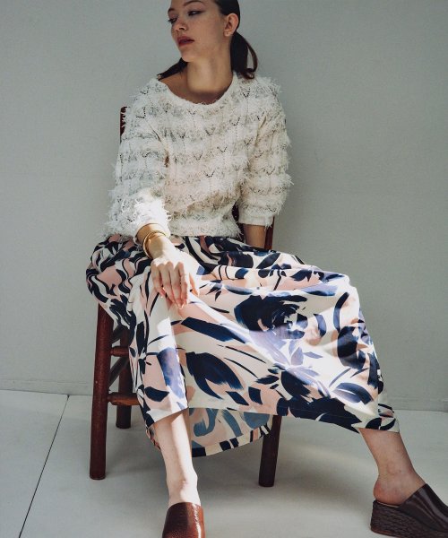 カットジャカードバルーンプルオーバー 