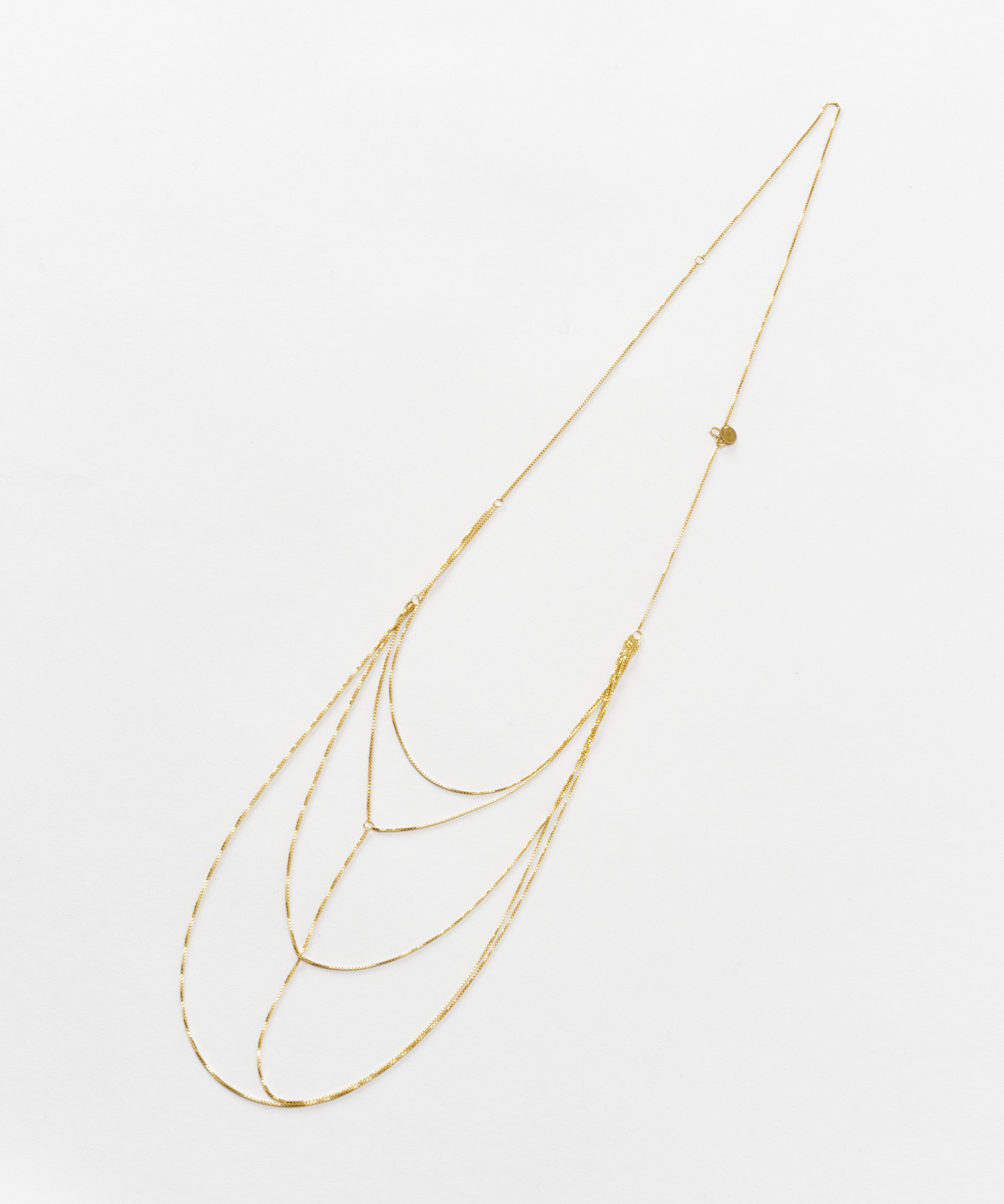 SASKIA DIEZ/サスキアディツ】レイヤードネックレス ゴールド