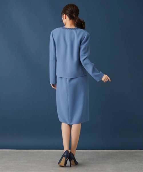 ノーカラージャケット 