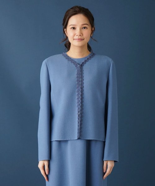 ノーカラージャケット 