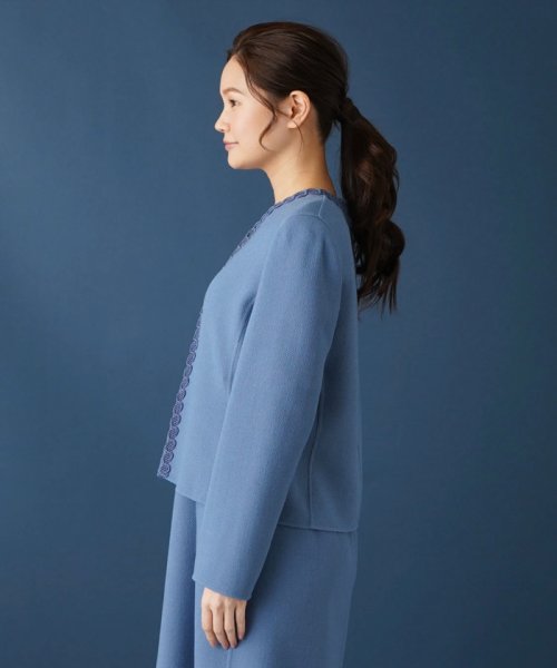 ノーカラージャケット 