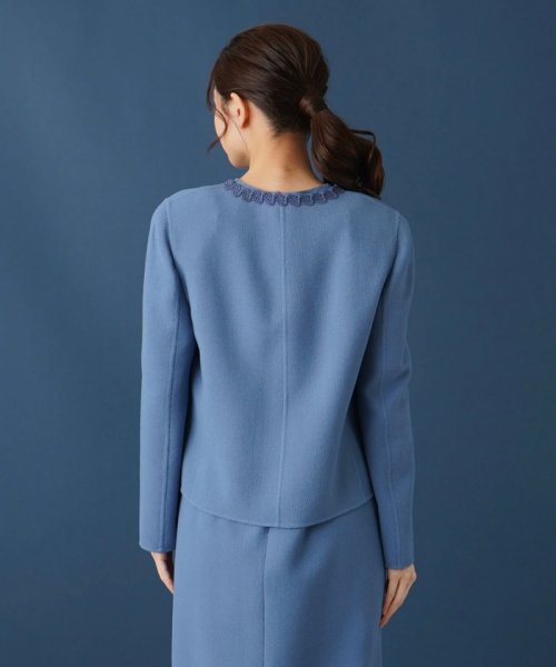 ノーカラージャケット 