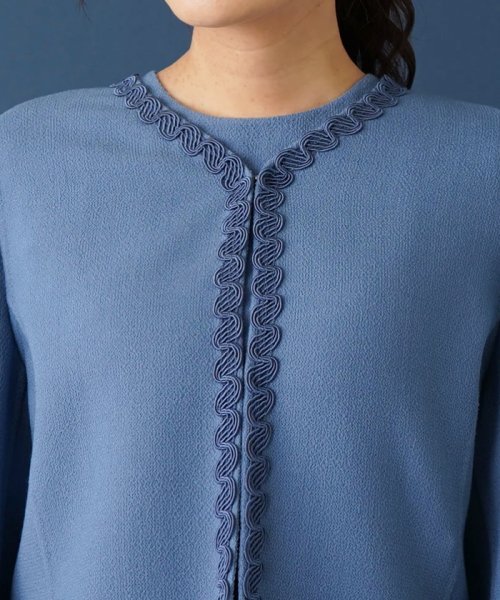 ノーカラージャケット 