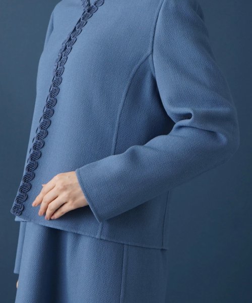 ノーカラージャケット 