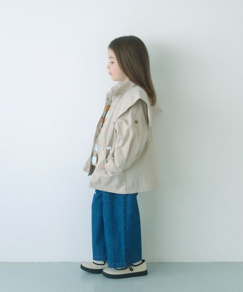 green label relaxing （Kids）(グリーンレーベルリラクシング（キッズ）)/TJ トレンチテイスト ブルゾン  － はっ水 － 110cm－130cm/img01