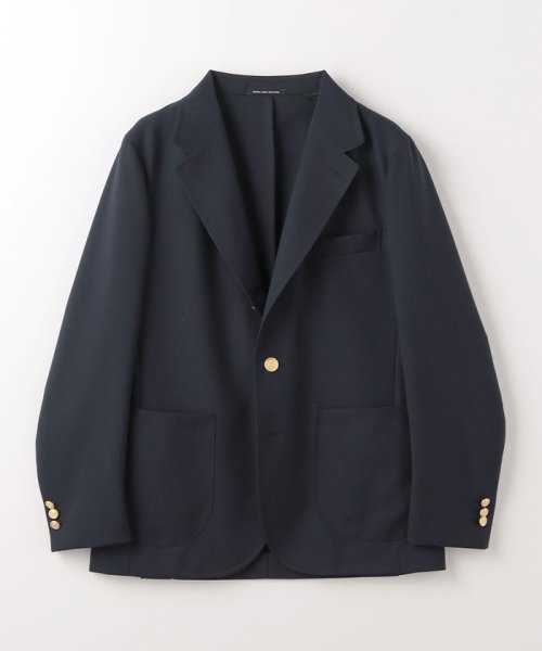TW トロピカル 無地 ネイビー 3B ブレザー ジャケット -防シワ- テーラードジャケット H1628913151 (12513円)