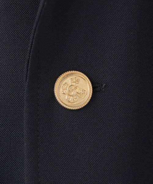 TW トロピカル 無地 ネイビー 3B ブレザー ジャケット -防シワ- テーラードジャケット H1628913151 (12513円)