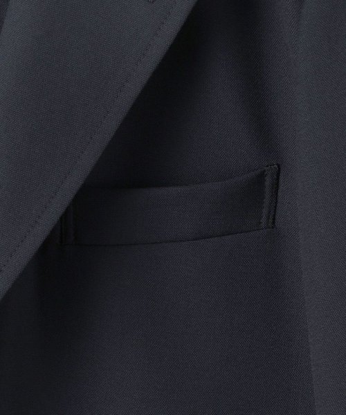TW トロピカル 無地 ネイビー 3B ブレザー ジャケット -防シワ- テーラードジャケット H1628913151 (12513円)