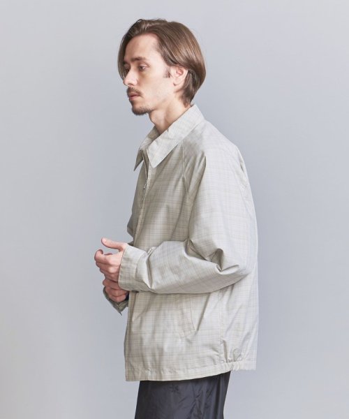 アブストラクト チェック ジップ ブルゾン B90 W62 H86