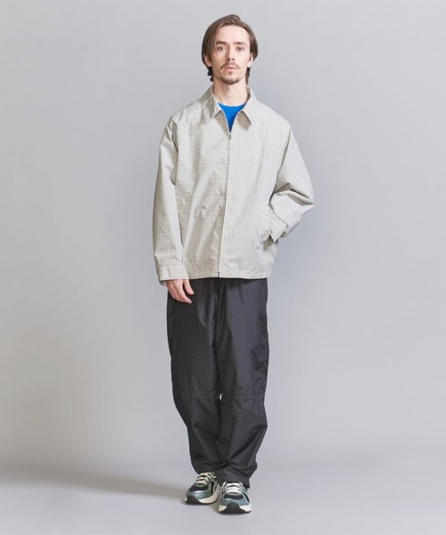 アブストラクト チェック ジップ ブルゾン B90 W62 H86