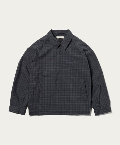 アブストラクト チェック ジップ ブルゾン B90 W62 H86