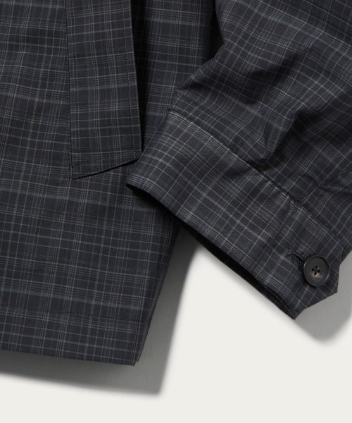 アブストラクト チェック ジップ ブルゾン B90 W62 H86