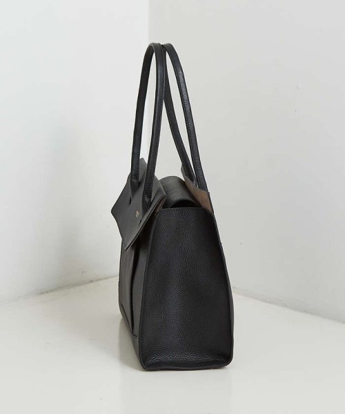 【VERY掲載】Cuddly/レザーオープントート(L) 24SS バッグ トートバッグ P1949212616(14850円)