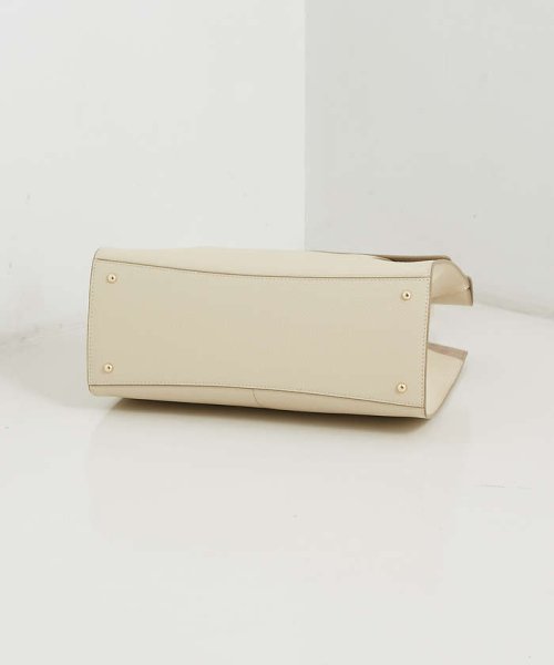 【VERY掲載】Cuddly/レザーオープントート(L) 24SS バッグ トートバッグ P1949212616(14850円)