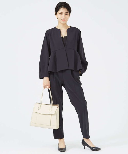 【VERY掲載】Cuddly/レザーオープントート(L) 24SS バッグ トートバッグ P1949212616(14850円)